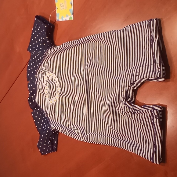 Sovereign Code bright pink onesie and Little Me Rash guard size 24 months NWT - Picture 2 of 6